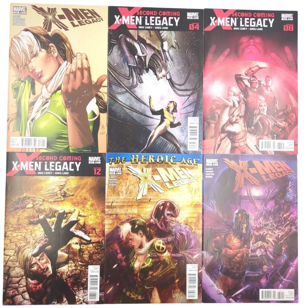 X-Men Legacy Comic Lot 6 Issues 234 235 236 237 238 239 Marvel Modern Age VF NM